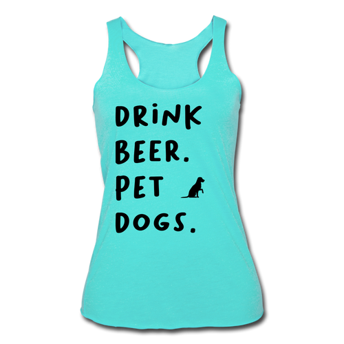 Drink Beer Pet Dogs - turquoise